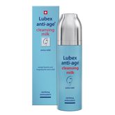 Texture of Lubex anti-age Cleansing Milk – gentle milk cleanser enriched with Coenzyme Q10 & Provitamins for mature skin